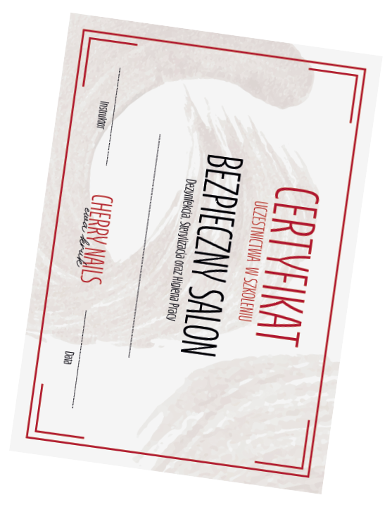 Certyfikat Bezpieczny Salon